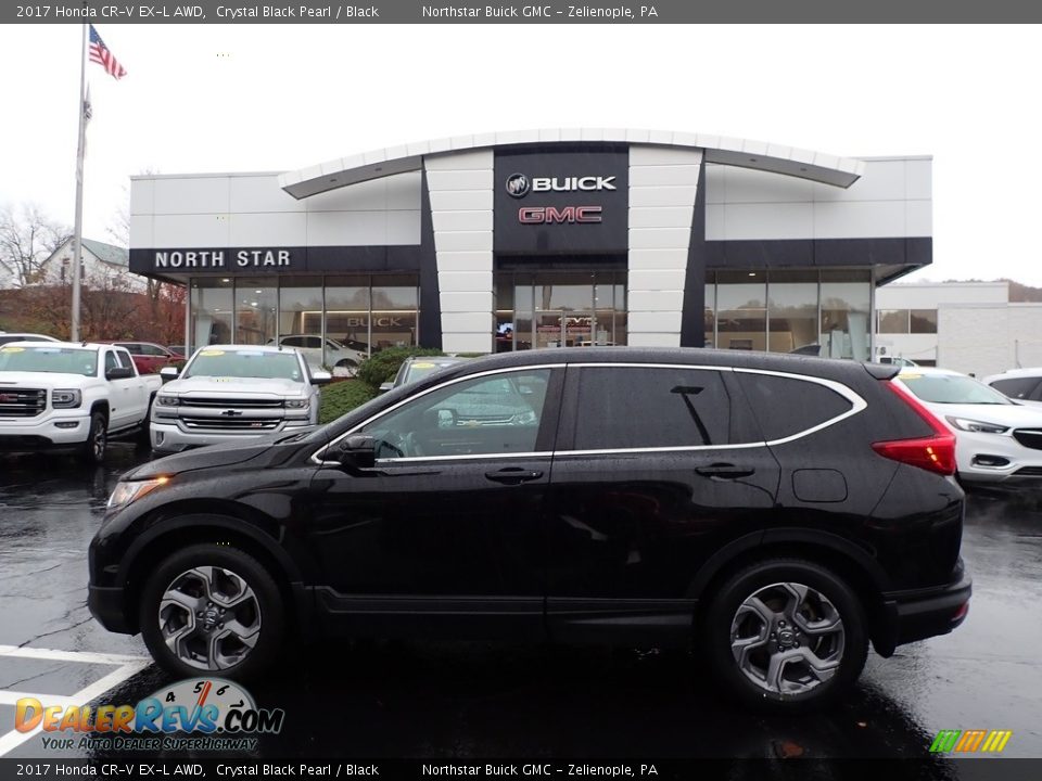 2017 Honda CR-V EX-L AWD Crystal Black Pearl / Black Photo #14