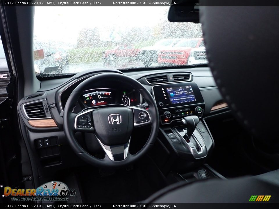 2017 Honda CR-V EX-L AWD Crystal Black Pearl / Black Photo #22