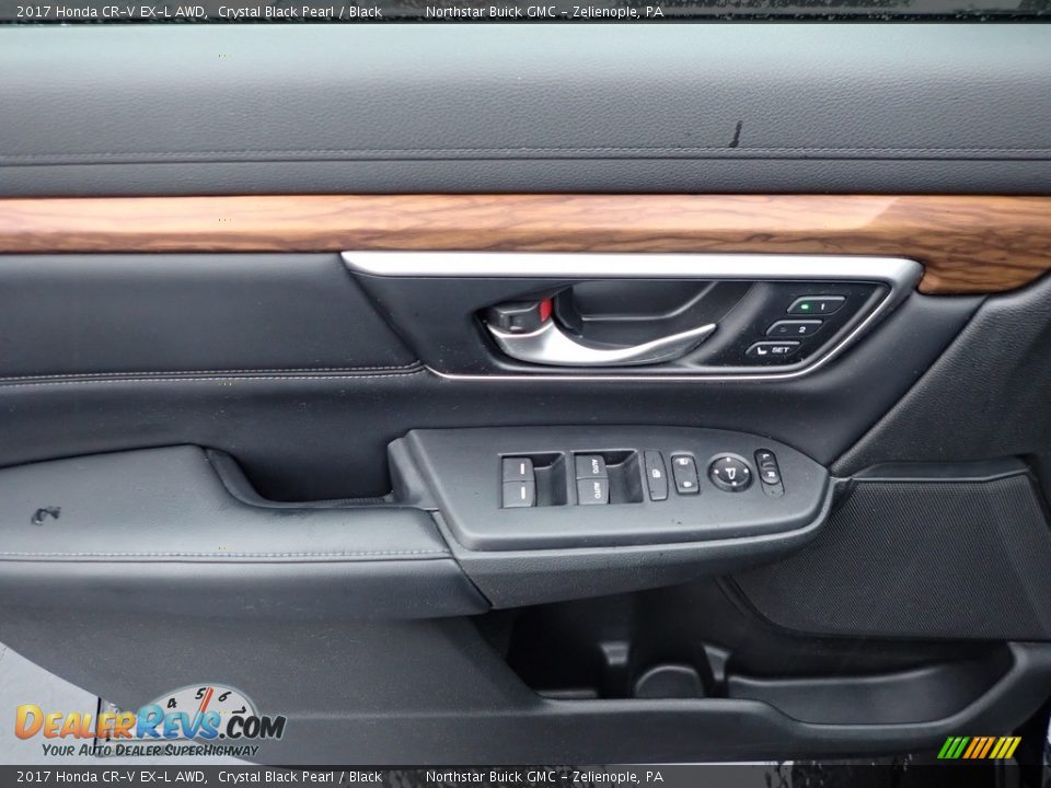 2017 Honda CR-V EX-L AWD Crystal Black Pearl / Black Photo #23