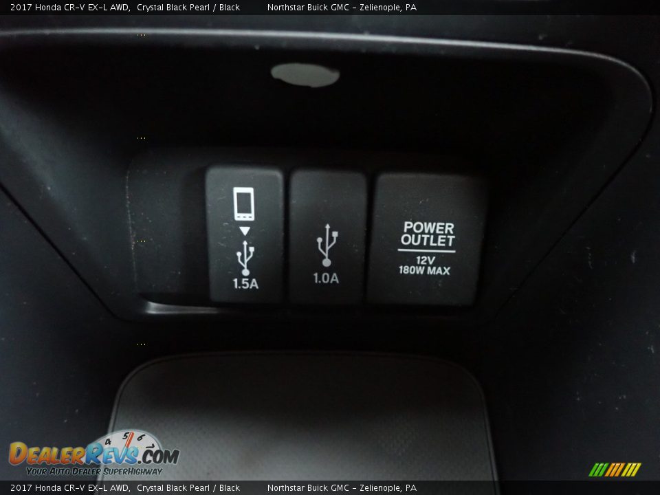 2017 Honda CR-V EX-L AWD Crystal Black Pearl / Black Photo #28
