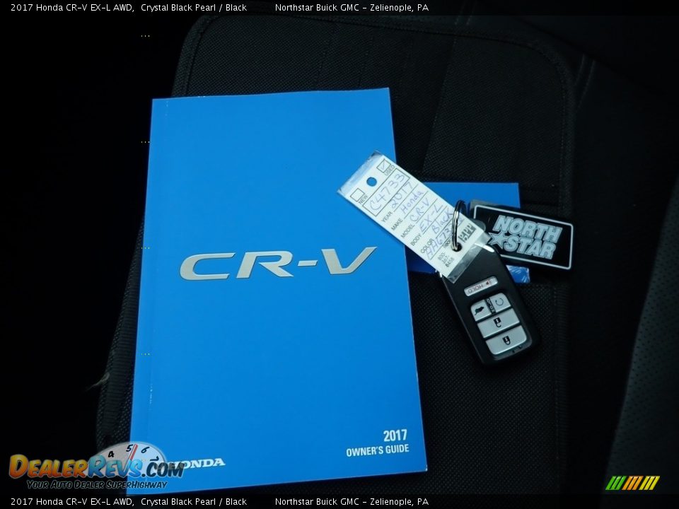 2017 Honda CR-V EX-L AWD Crystal Black Pearl / Black Photo #29