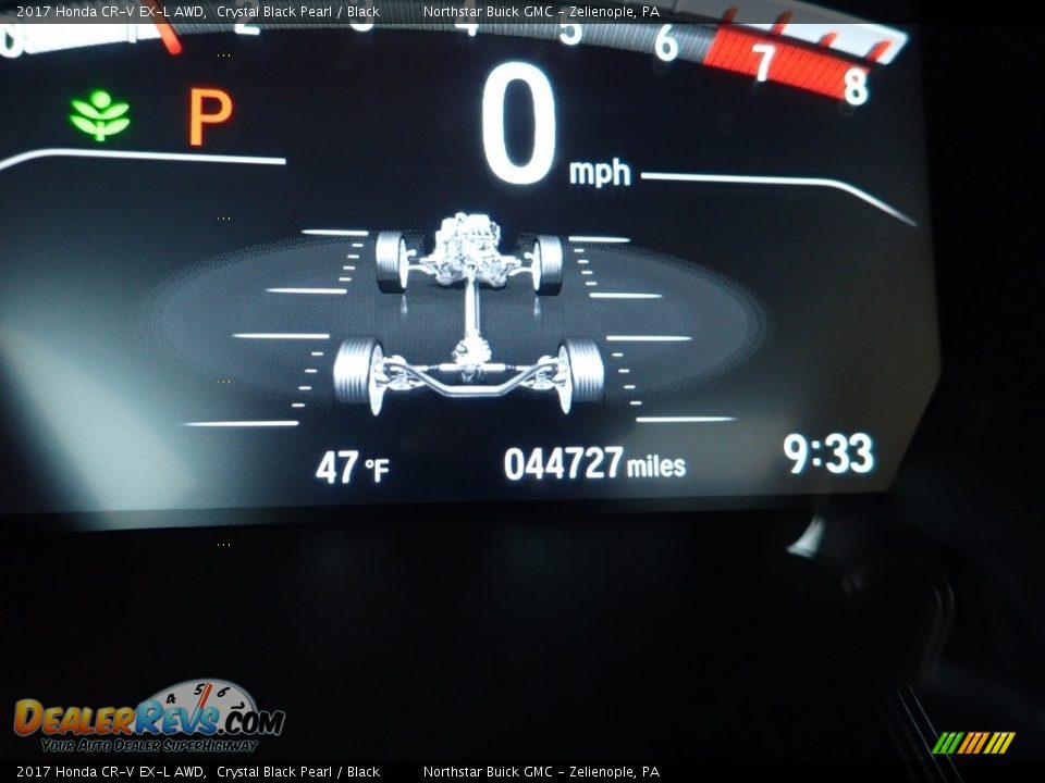 2017 Honda CR-V EX-L AWD Crystal Black Pearl / Black Photo #30