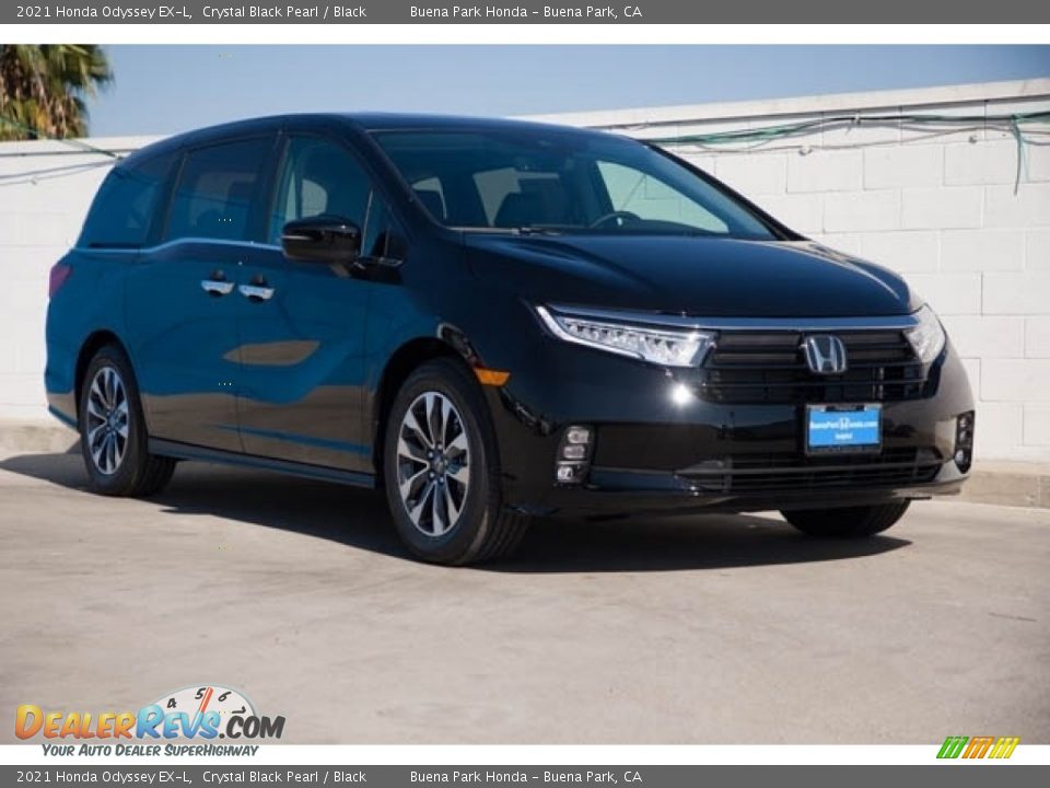 Front 3/4 View of 2021 Honda Odyssey EX-L Photo #1