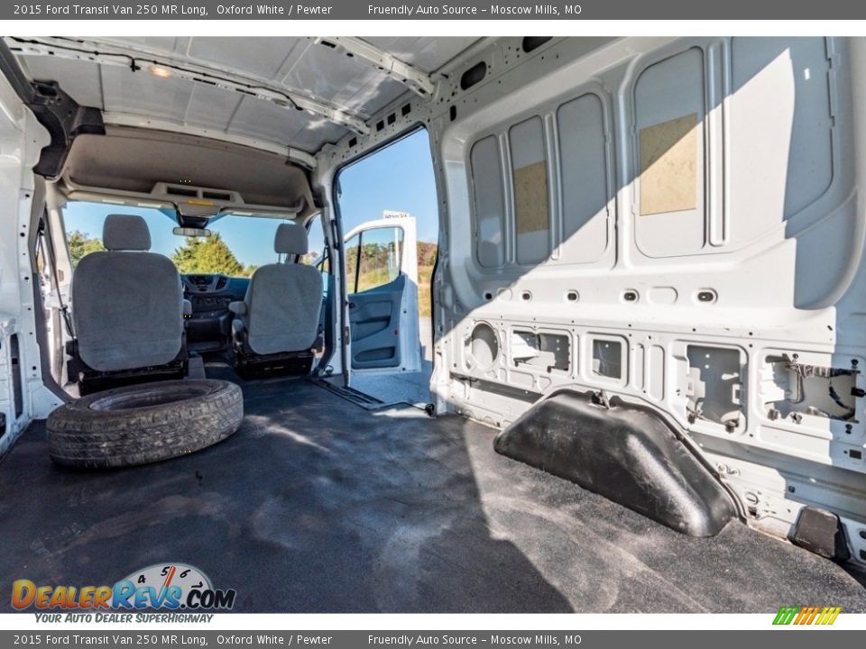 2015 Ford Transit Van 250 MR Long Oxford White / Pewter Photo #25