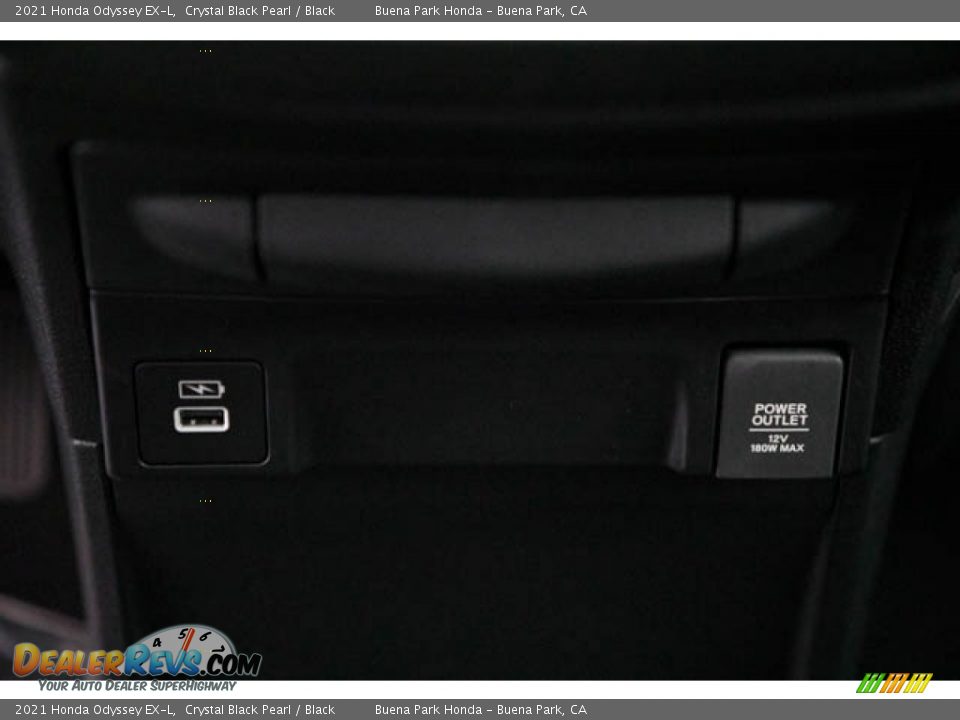 2021 Honda Odyssey EX-L Crystal Black Pearl / Black Photo #23