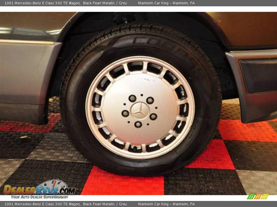 1991 Mercedes-Benz E Class 300 TE Wagon Black Pearl Metallic / Grey Photo #20