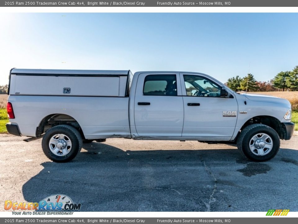 Bright White 2015 Ram 2500 Tradesman Crew Cab 4x4 Photo #3