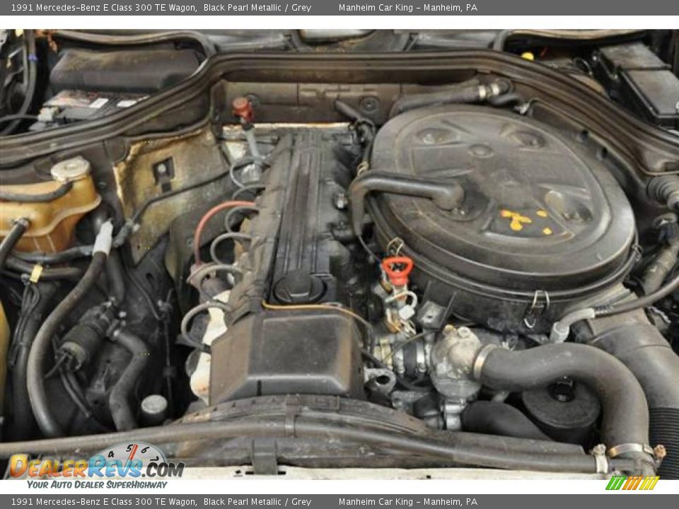 1991 Mercedes-Benz E Class 300 TE Wagon Black Pearl Metallic / Grey Photo #21
