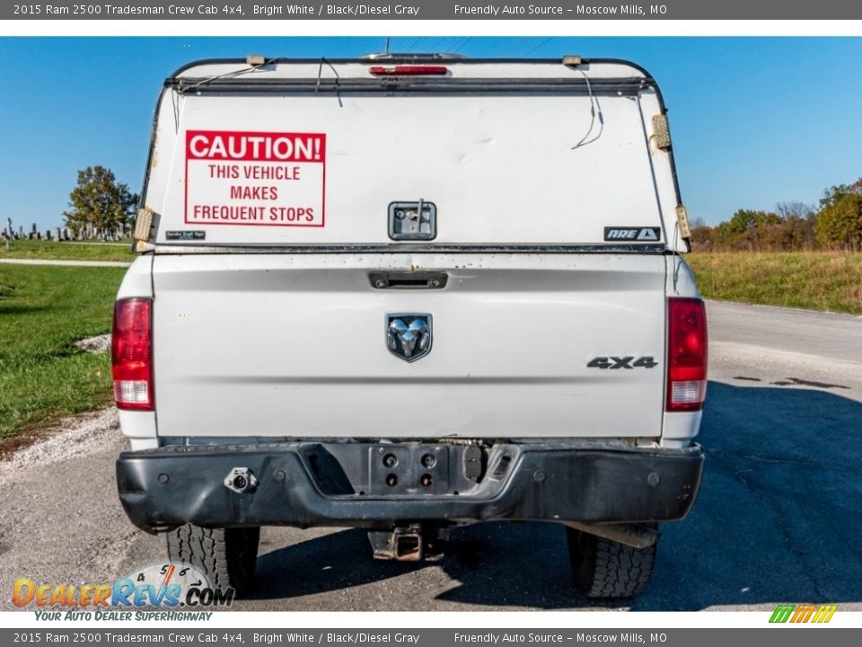 2015 Ram 2500 Tradesman Crew Cab 4x4 Bright White / Black/Diesel Gray Photo #5