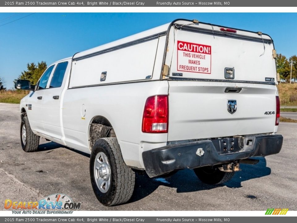 2015 Ram 2500 Tradesman Crew Cab 4x4 Bright White / Black/Diesel Gray Photo #6