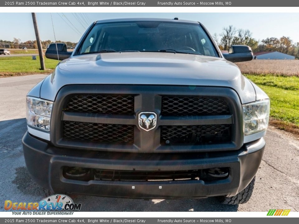 2015 Ram 2500 Tradesman Crew Cab 4x4 Bright White / Black/Diesel Gray Photo #9