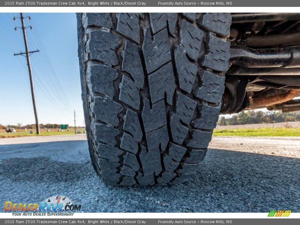 2015 Ram 2500 Tradesman Crew Cab 4x4 Bright White / Black/Diesel Gray Photo #11