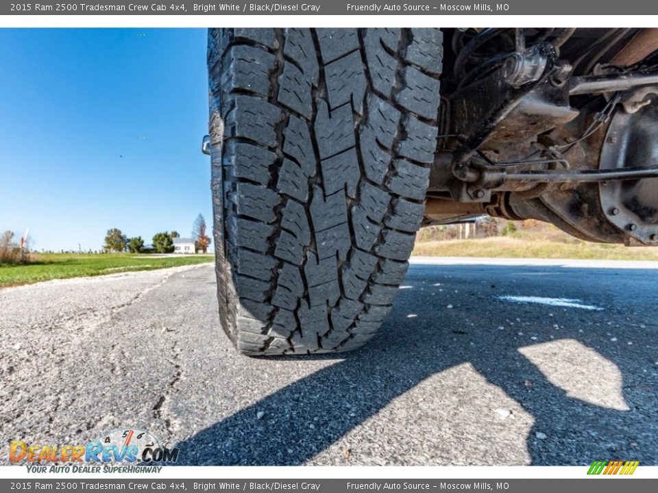 2015 Ram 2500 Tradesman Crew Cab 4x4 Bright White / Black/Diesel Gray Photo #15