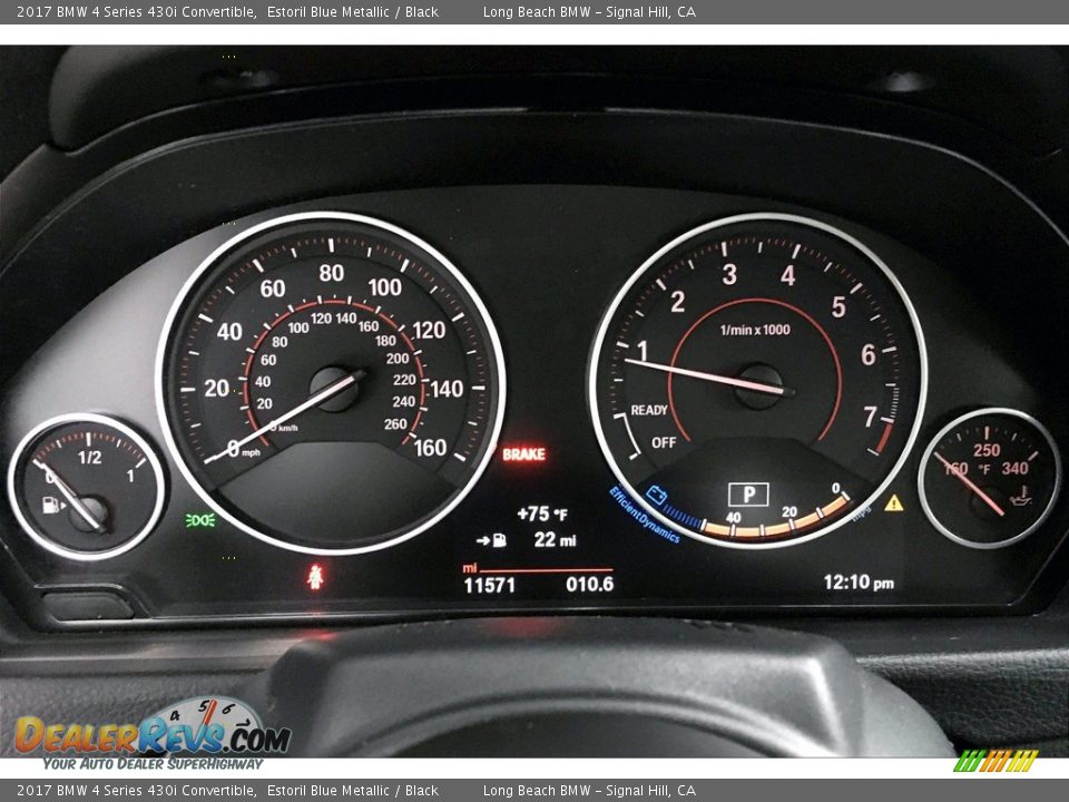 2017 BMW 4 Series 430i Convertible Gauges Photo #20