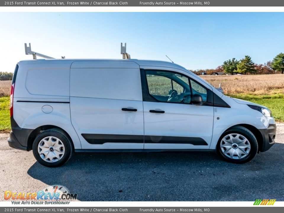 2015 Ford Transit Connect XL Van Frozen White / Charcoal Black Cloth Photo #3