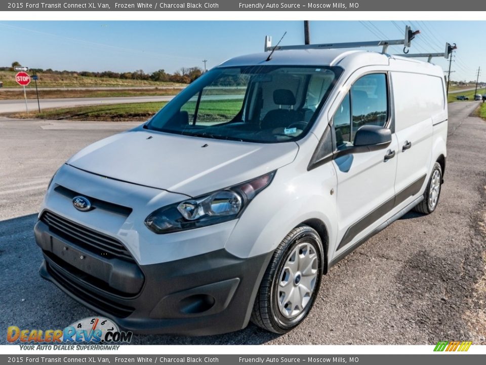 2015 Ford Transit Connect XL Van Frozen White / Charcoal Black Cloth Photo #8