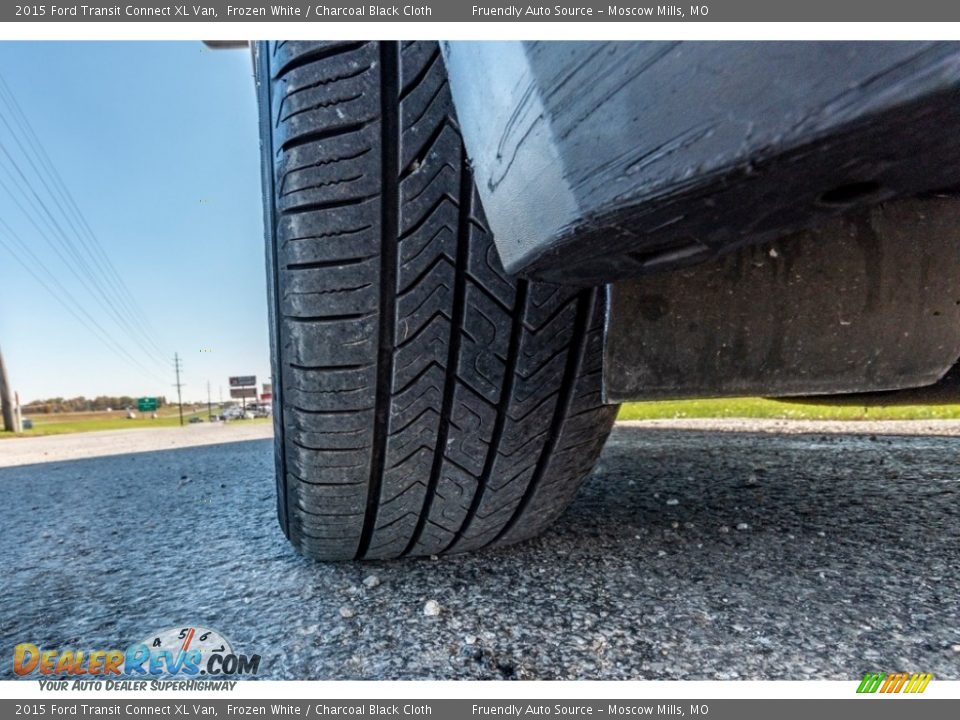 2015 Ford Transit Connect XL Van Frozen White / Charcoal Black Cloth Photo #11