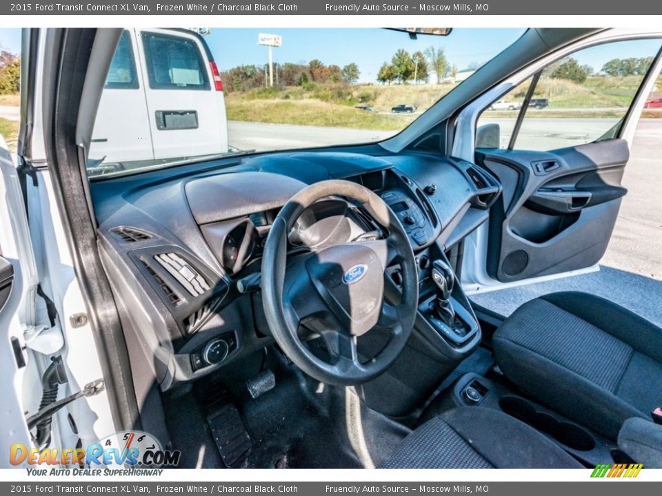 2015 Ford Transit Connect XL Van Frozen White / Charcoal Black Cloth Photo #19