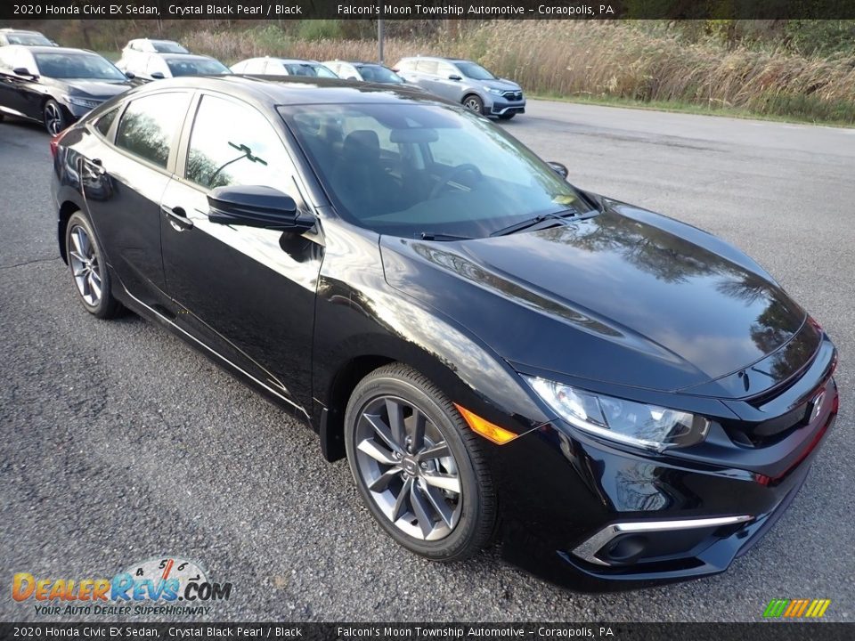 Front 3/4 View of 2020 Honda Civic EX Sedan Photo #6