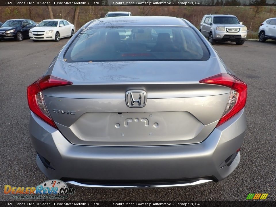 2020 Honda Civic LX Sedan Lunar Silver Metallic / Black Photo #4