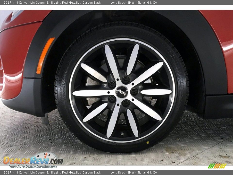 2017 Mini Convertible Cooper S Blazing Red Metallic / Carbon Black Photo #8