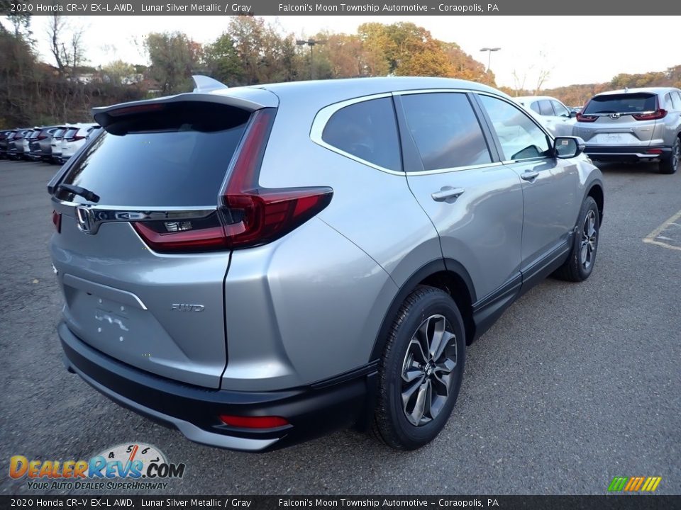 2020 Honda CR-V EX-L AWD Lunar Silver Metallic / Gray Photo #5