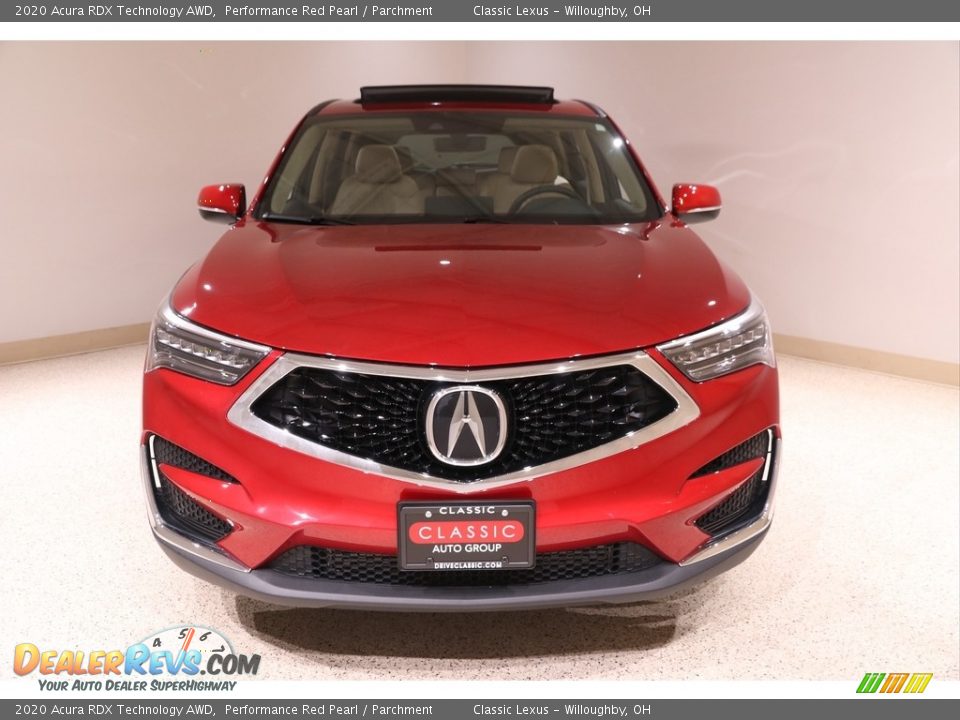 2020 Acura RDX Technology AWD Performance Red Pearl / Parchment Photo #2