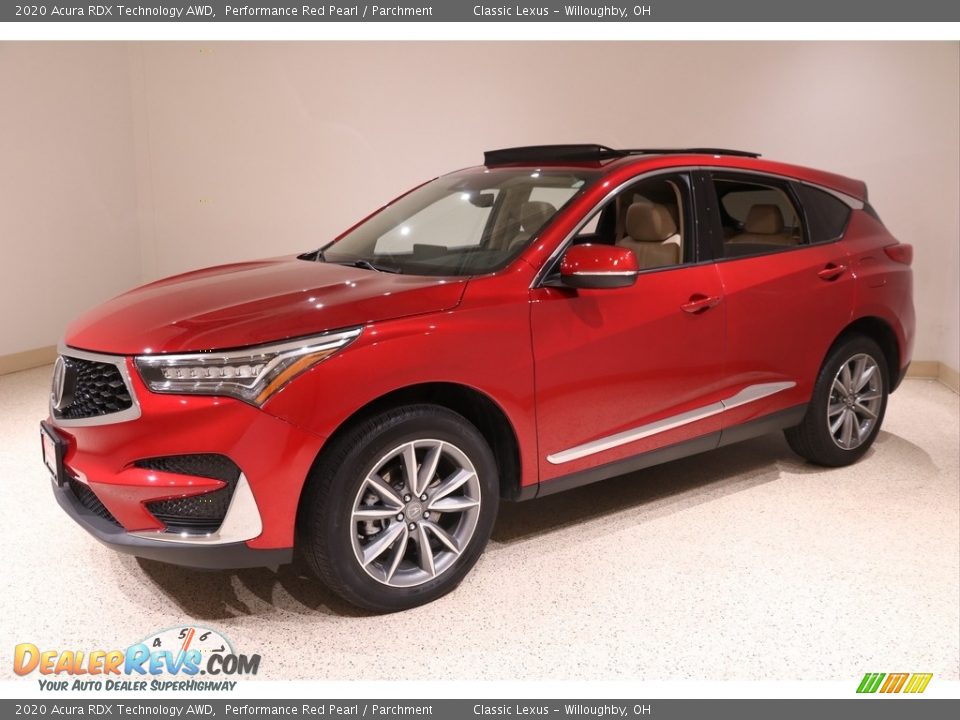 Performance Red Pearl 2020 Acura RDX Technology AWD Photo #3