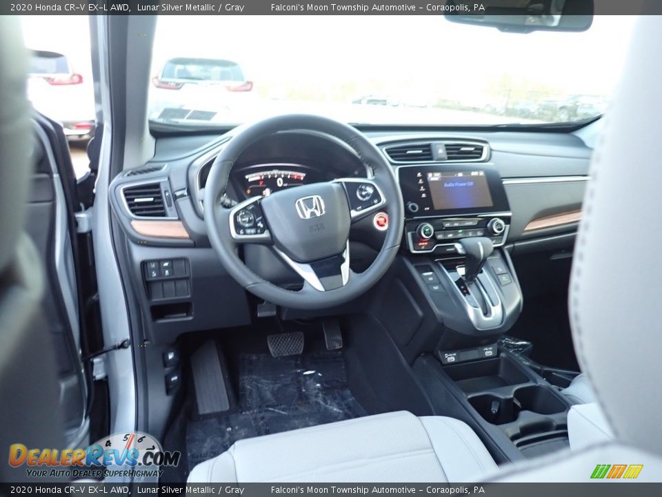 2020 Honda CR-V EX-L AWD Lunar Silver Metallic / Gray Photo #10