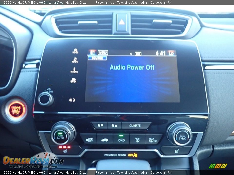 2020 Honda CR-V EX-L AWD Lunar Silver Metallic / Gray Photo #14
