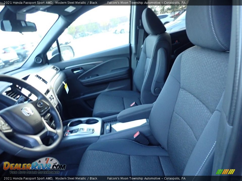 Front Seat of 2021 Honda Passport Sport AWD Photo #8