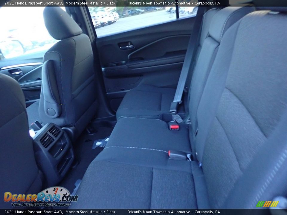 Rear Seat of 2021 Honda Passport Sport AWD Photo #9