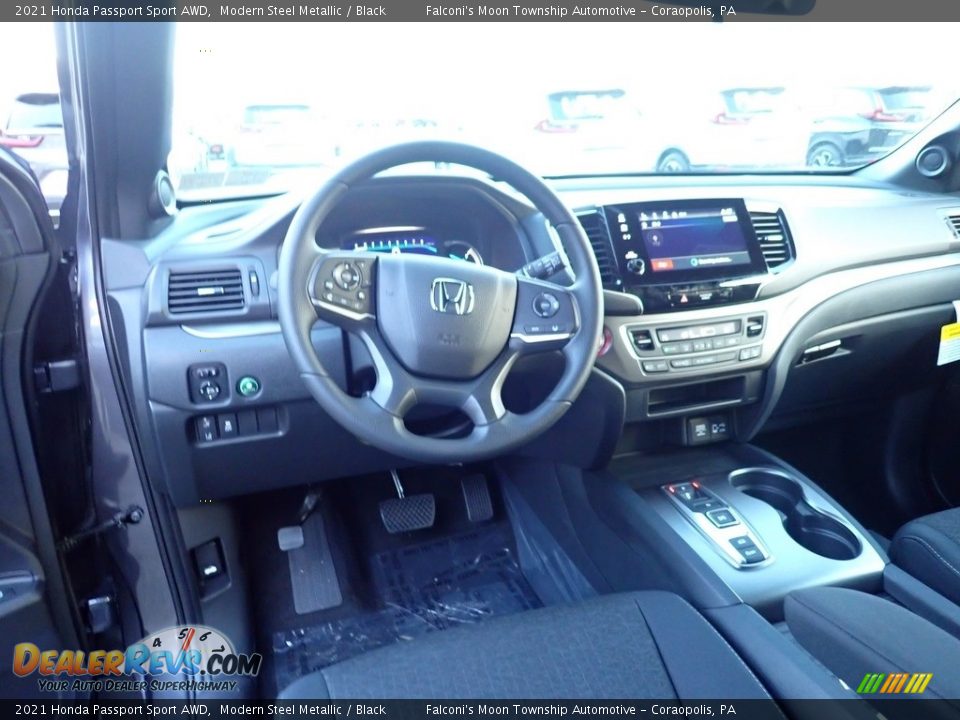 Front Seat of 2021 Honda Passport Sport AWD Photo #10