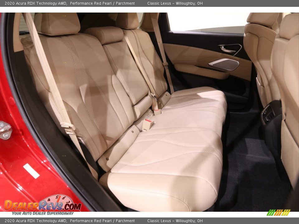 Rear Seat of 2020 Acura RDX Technology AWD Photo #29