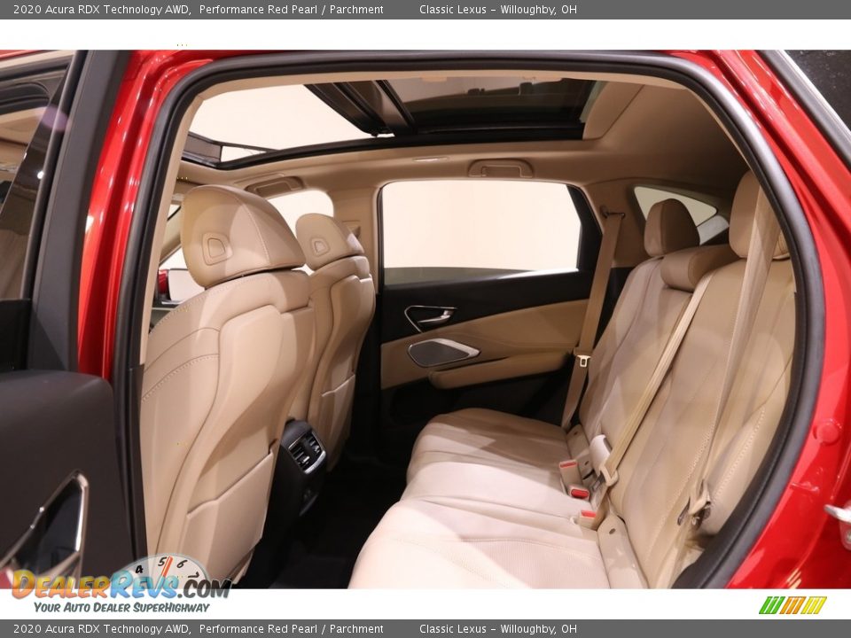 Rear Seat of 2020 Acura RDX Technology AWD Photo #30