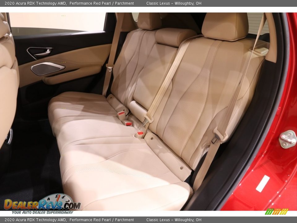 Rear Seat of 2020 Acura RDX Technology AWD Photo #31