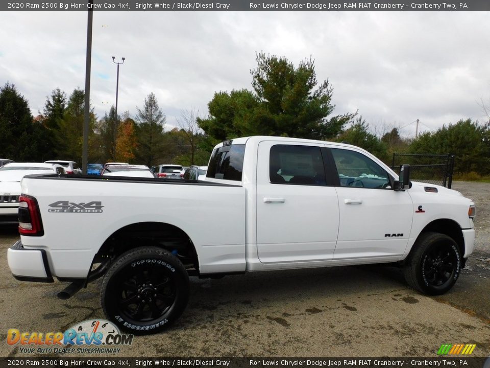 2020 Ram 2500 Big Horn Crew Cab 4x4 Bright White / Black/Diesel Gray Photo #4
