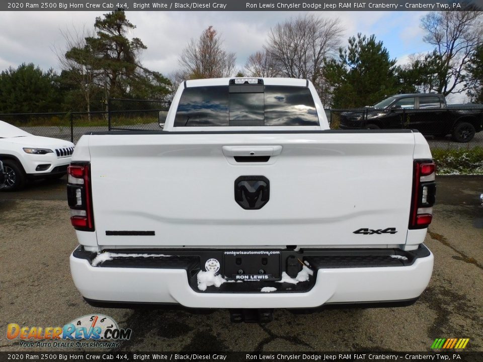 2020 Ram 2500 Big Horn Crew Cab 4x4 Bright White / Black/Diesel Gray Photo #6