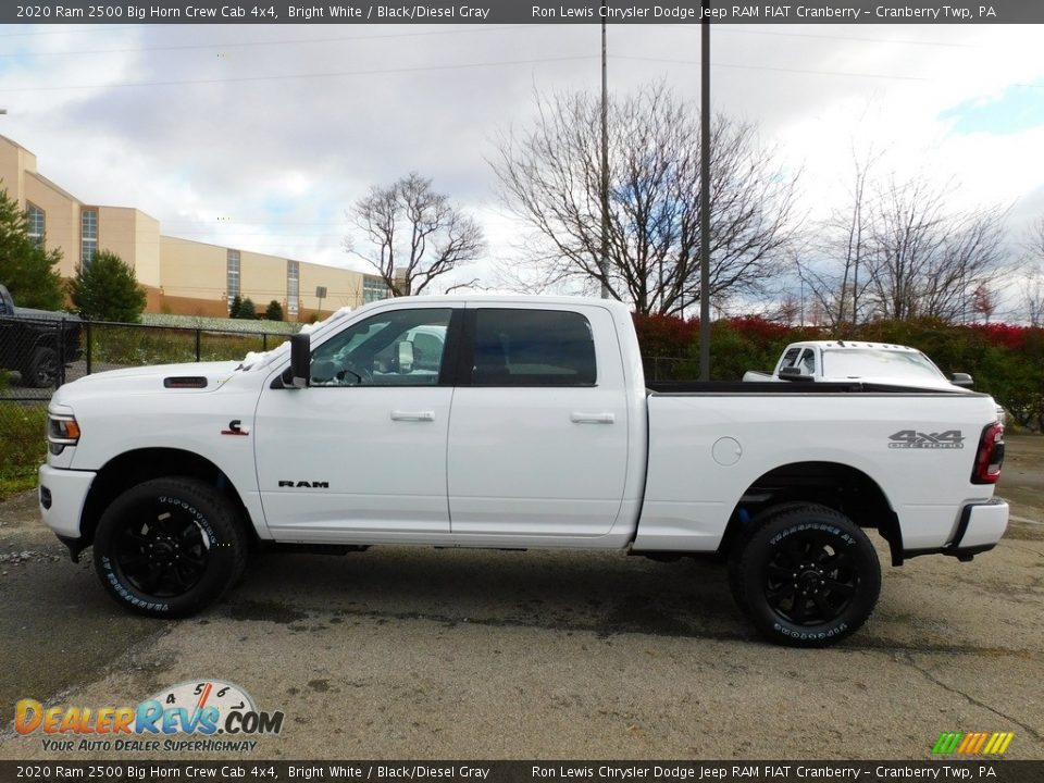 2020 Ram 2500 Big Horn Crew Cab 4x4 Bright White / Black/Diesel Gray Photo #8