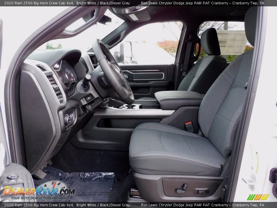 2020 Ram 2500 Big Horn Crew Cab 4x4 Bright White / Black/Diesel Gray Photo #10