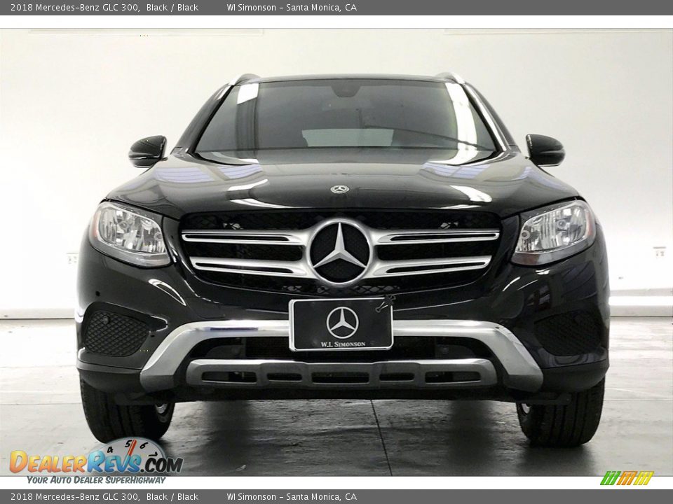 2018 Mercedes-Benz GLC 300 Black / Black Photo #2