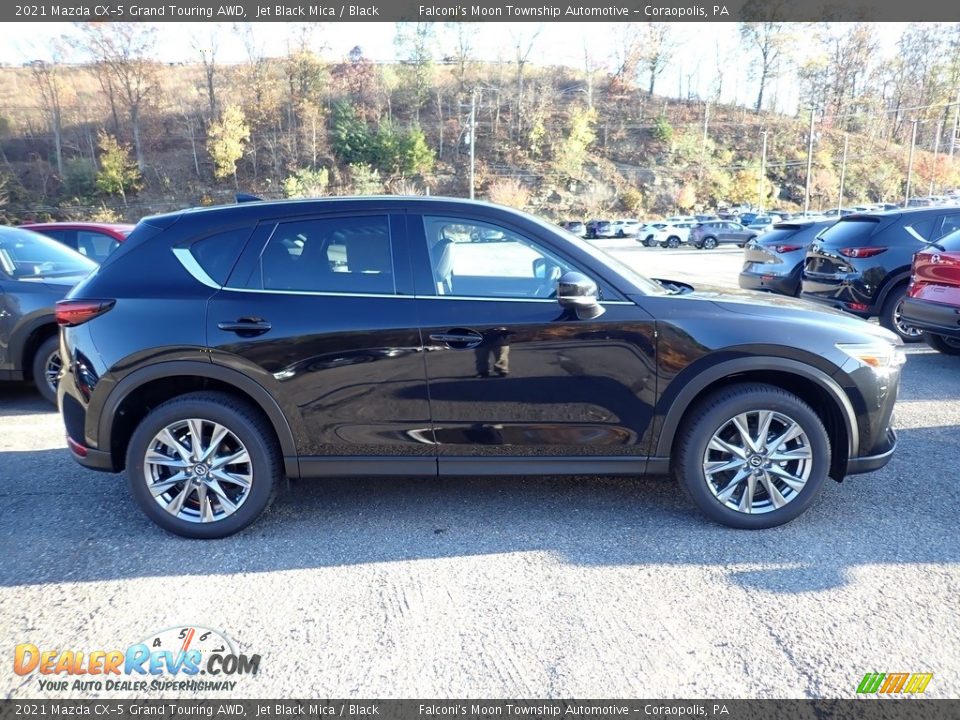 2021 Mazda CX-5 Grand Touring AWD Jet Black Mica / Black Photo #1