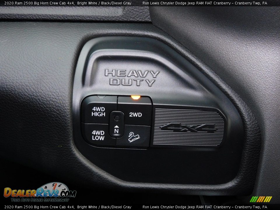 2020 Ram 2500 Big Horn Crew Cab 4x4 Bright White / Black/Diesel Gray Photo #18