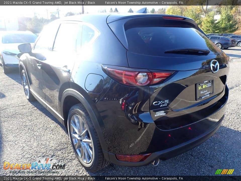 2021 Mazda CX-5 Grand Touring AWD Jet Black Mica / Black Photo #6