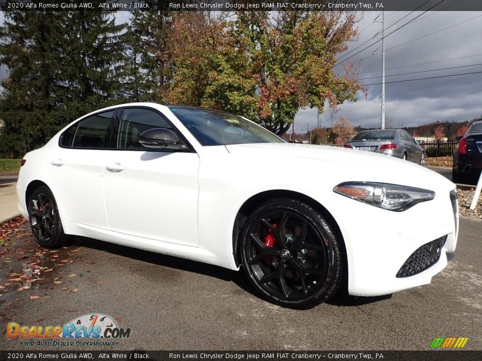 2020 Alfa Romeo Giulia AWD Alfa White / Black Photo #3