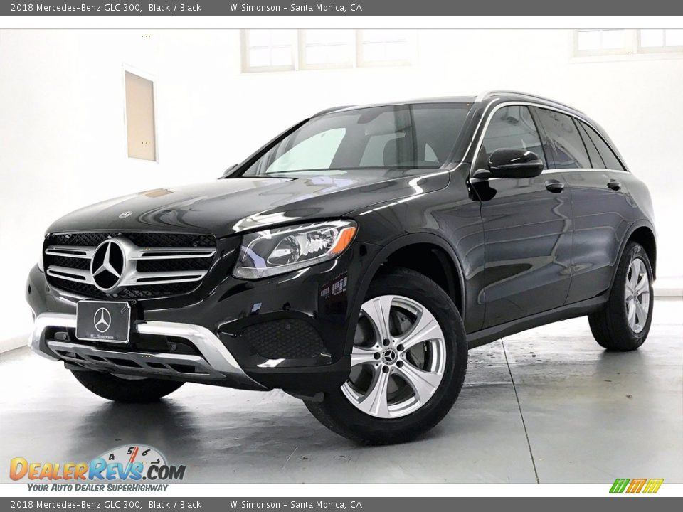 2018 Mercedes-Benz GLC 300 Black / Black Photo #12