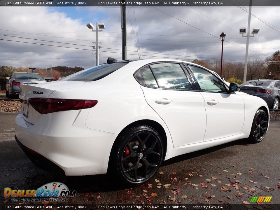 2020 Alfa Romeo Giulia AWD Alfa White / Black Photo #5