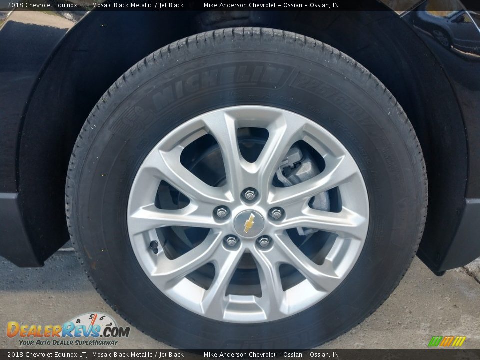 2018 Chevrolet Equinox LT Mosaic Black Metallic / Jet Black Photo #13