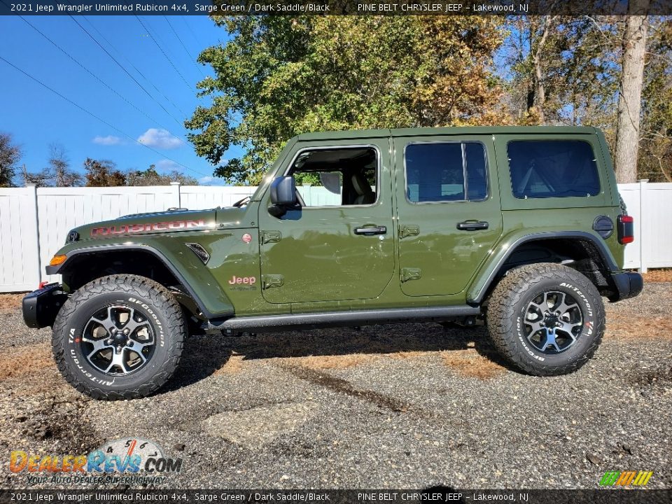 Sarge Green 2021 Jeep Wrangler Unlimited Rubicon 4x4 Photo #4