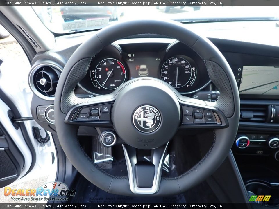 2020 Alfa Romeo Giulia AWD Steering Wheel Photo #18